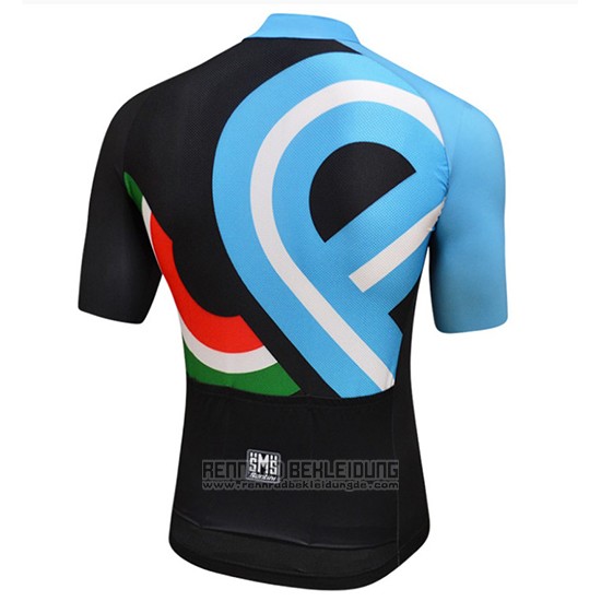 2018 Fahrradbekleidung Bici Amore Mio Shwarz und Blau Trikot Kurzarm und Tragerhose - zum Schließen ins Bild klicken